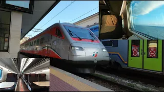 Viaggio in 1° Classe a bordo del Frecciabianca ETR 485 da La Spezia a Genova Principe