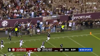 Texas A&M 96 yard kick return vs Alabama 2021