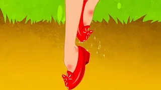 Rote Schuhe + Aschenputtel | Märchen für Kinder | Gute Nacht Geschichte