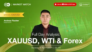 Market Watch | Full Day Analysis : XAUUSD, WTI & Forex | 9 April 2024 #bestbroker