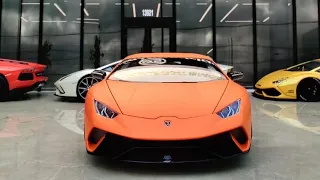 UNBOXING Lamborghini Huracan Performante year 2017 Matt Orange 1:18 AUTOart