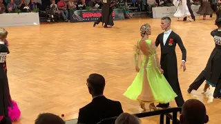 Alexey Glukhov - Anastasia Glazunova, slowfox. GOC 2019, WDSF Grand Slam Standard.