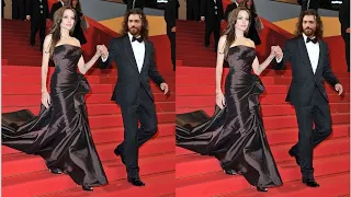 Suprise💥Shook😱Angelina Jolie and Can Yaman in red carpet💥