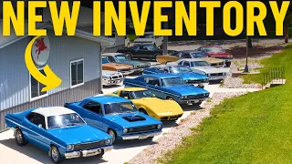 New MUSCLE CARS for sale at Coyote Classics!  Classic Car Lot Walk around