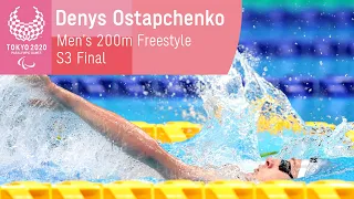 🇺🇦 Gold for Denys Ostapchenko 🔥 | Men's 200M Freestyle - S3 Final | Tokyo 2020 Paralympic Games