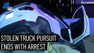 Stolen Truck Pursuit Ends With Arrest in Pomona | NBCLA