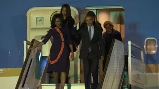 Obama arrives in Argentina after historic visit to Cuba