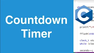 Countdown Timer | C Programming Example