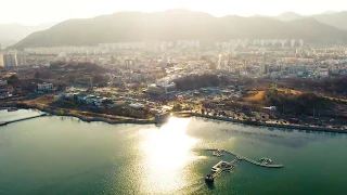 Drone Flying Footage - Gyeongsan City, South Korea