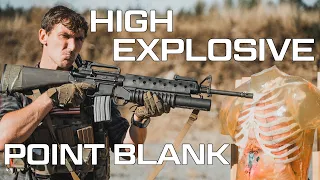 40MM Grenade Launcher vs Torso at Point Blank Range