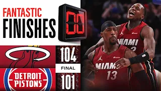 Final 5:43 WILD ENDING Heat vs Pistons 🚨 | March 17, 2024