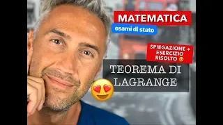 LAGRANGE, teorema di lagrange, teorema lagrange