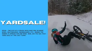 Fat bike vs Icey hill (YouTube #shorts)