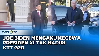 XINWEN - Joe Biden Kecewa Presiden Xi Jinping Tak Hadiri KTT G20