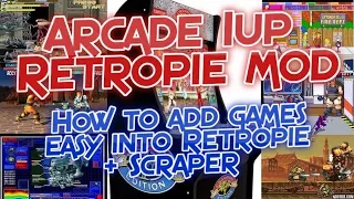 Arcade 1up Machine RetroPie Raspberry Pi - How To Install Games The Easy Way