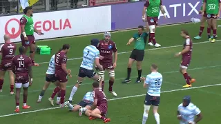 TOP 14 - Essai de Gael FICKOU (R92) - Racing 92 - Union Bordeaux Bègles - Saison 2022-2023