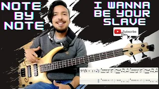 HOW TO PLAY  I Wanna Be Your Slave by Måneskin  BASS LESSON/TUTORIAL- Note by Note.