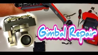 Mavic pro gimbal repair after drone crash and give away