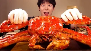 MUKBANG★🦀GIANT RED KING CRAB 3KG!!★SEAFOOD REAL SOUND EATING SHOW [SIO ASMR]