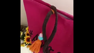 Bolsa Praia Pink com Chaveiro Amo o Verão Envio Imediato