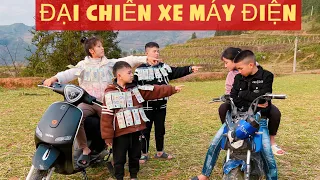 DTVN Vlog : (Tập 145) Bài học nhớ đời cho kẻ giám bắt nạt trẻ trâu( ĐẠI CHIẾN XE MÁY ĐIỆN )