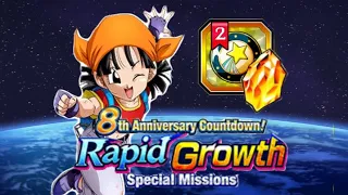 HOW TO GET RAPID GROWTH MEDALS: 8TH ANNIVERSARY COUNTDOWN! SPECIAL MISSIONS: DBZ DOKKAN BATTLE