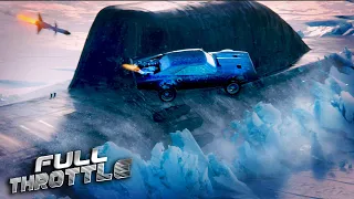 Jumping A Submarine In A Dodge Ice Charger | The Fate Of The Furious | Full Throttle