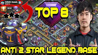 NEW BEST TH15 ANTI 2 STAR Legend/War BASE Design+ LINk_2023 |COC Layout speed BUIld