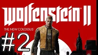 Прохождение Wolfenstein 2: The New Colossus #2. В осаде