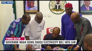 Governor Peter Mbah Signs Enugu Electricity Bill Into Law