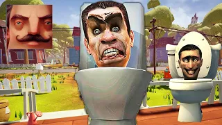 Hello Neighbor - My New Neighbor Skibidi Toilet Baby G-Mann Act 2 Random Gameplay Skibidi Toilet