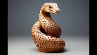 USE WASTE WOOD TO CREATE AN AMAZING SCULPTURE OF KING COBRA|WOOD R7| #woodworking #sculpture #wood