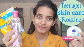 Teenager skin care routine in telugu|simple skincare for teenagers|#skincare|