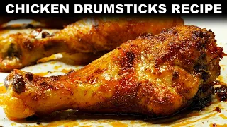 Oven Baked Chicken Drumsticks Recipe