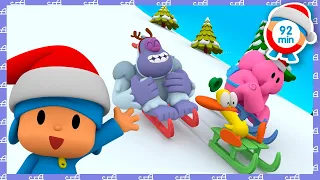 POCOYO ENGLISH 🎄 White Christmas with Yanko ❄️ [92 min] Full Episodes |VIDEOS & CARTOONS for KIDS