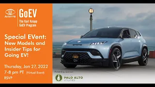 Special EVent: New Models and Insider Tips for Going EV!