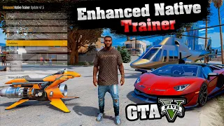 КАК УСТАНОВИТЬ ТРЕЙНЕР Enhanced Native Trainer в GTA 5 (2024)! ОБЗОР ТРЕЙНЕРА в ГТА 5! Как и Menyoo!