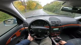 Mercedes Benz E220 W211 2006 Facelift manual Day POV Drive Gopro