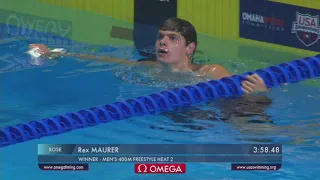 Men's 400 Freestyle Heat 2 - 2021 U.S. OLYMPIC TEAM TRIALS WAVE I