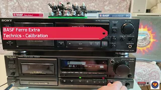 Sony TC-K590 vs Technics RS-BX727 tested with TDK MA, BASF Ferro & Chrome Extra on line out direct