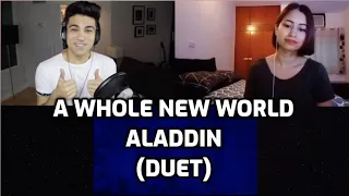 A WHOLE NEW WORLD DUET - ALADDIN (Jasmine Saxena & Daniel Coz)