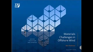 Webinar: Materials Challenges in Offshore Wind