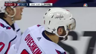 Alex Ovechkin's second goal vs Blue Jackets in game 6 (2018)