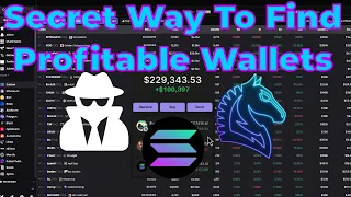 Secret Way To Find Profitable Wallets & Copy Trade Them | How To Trade Meme Coins For Quick Profit