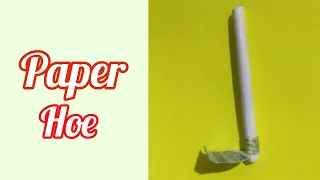 How to make a paper hoe l easy origami paper hoe l Shana creations