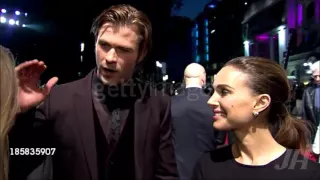 Natalie Portman and Chris Hemsworth/Thor: The Dark World London Premiere