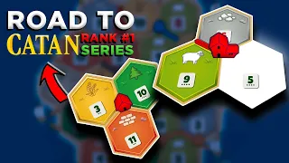 TOP 30 Catan Gameplay - Catan Pro Climbs the Ladder