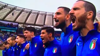 Italian National Anthem (Il Canto degli Italiani) vs Spain Semi Finals Euro 2020
