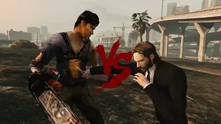 Ash Williams VS John Wick - Ultimate Battle (GTA 5)