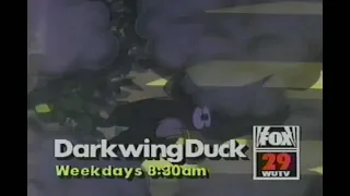 Darkwing Duck Fox 29 WUTV Buffalo Promo